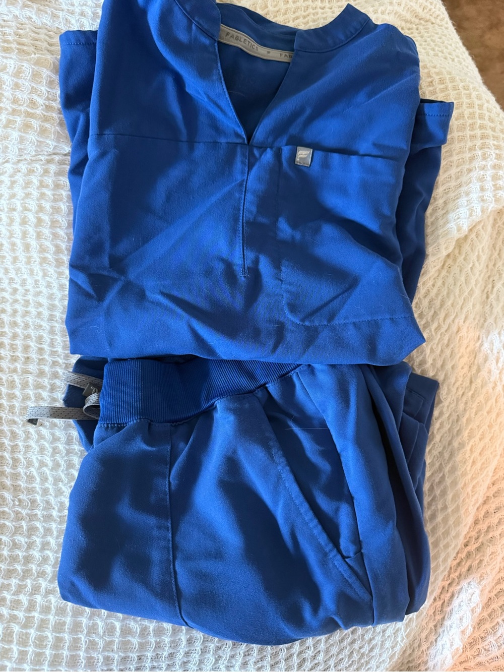 Fabletics Royal Blue Track Pants & Top Set